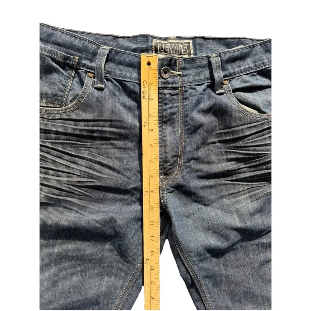 Levi’s 514 Jeans Mens 36x32 Dark Wash Slim Straight Denim Pants Classic Fit